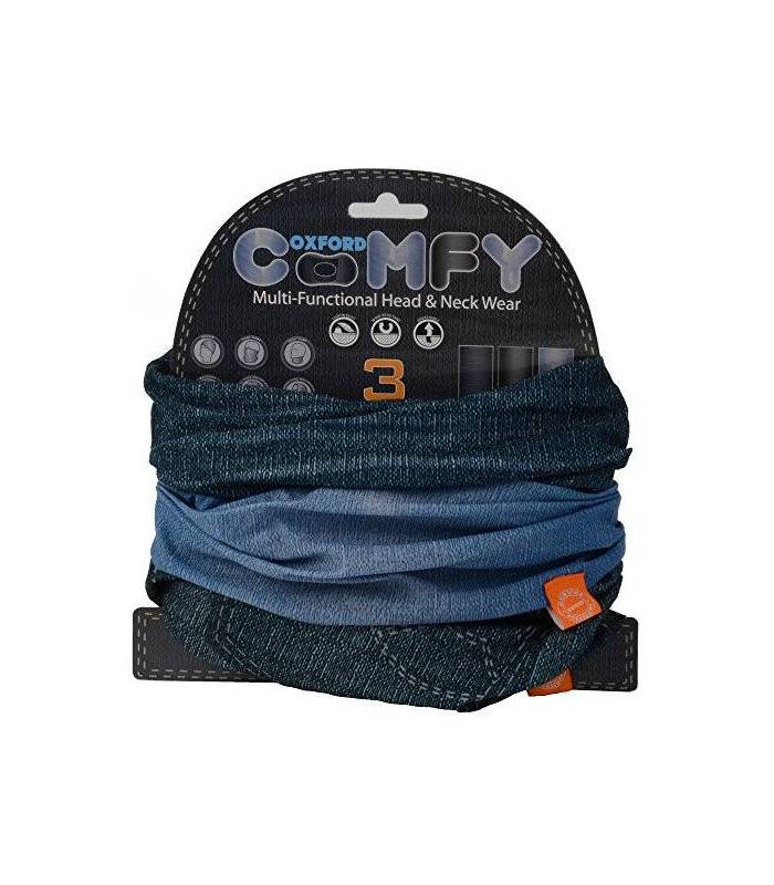 LevneMoto - Nákrčníky Comfy Jeans, OXFORD - Anglie (sada 3ks)