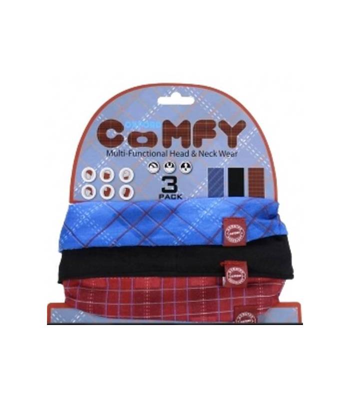 LevneMoto - Nákrčníky Comfy Plaid, OXFORD - Anglie (sada 3ks)
