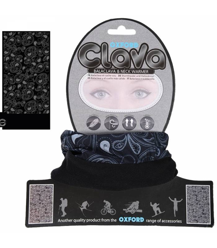 LevneMoto - Kukla a nákrčník Clava Paisley, OXFORD - Anglie