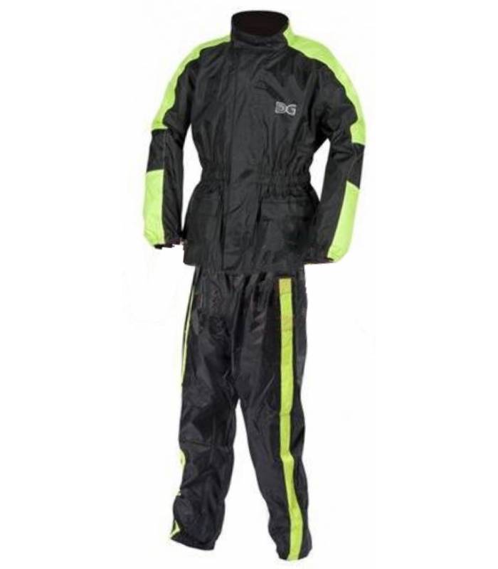 LevneMoto - Bunda a kalhoty Security pack, NOX - Francie (černá/žlutá fluo)