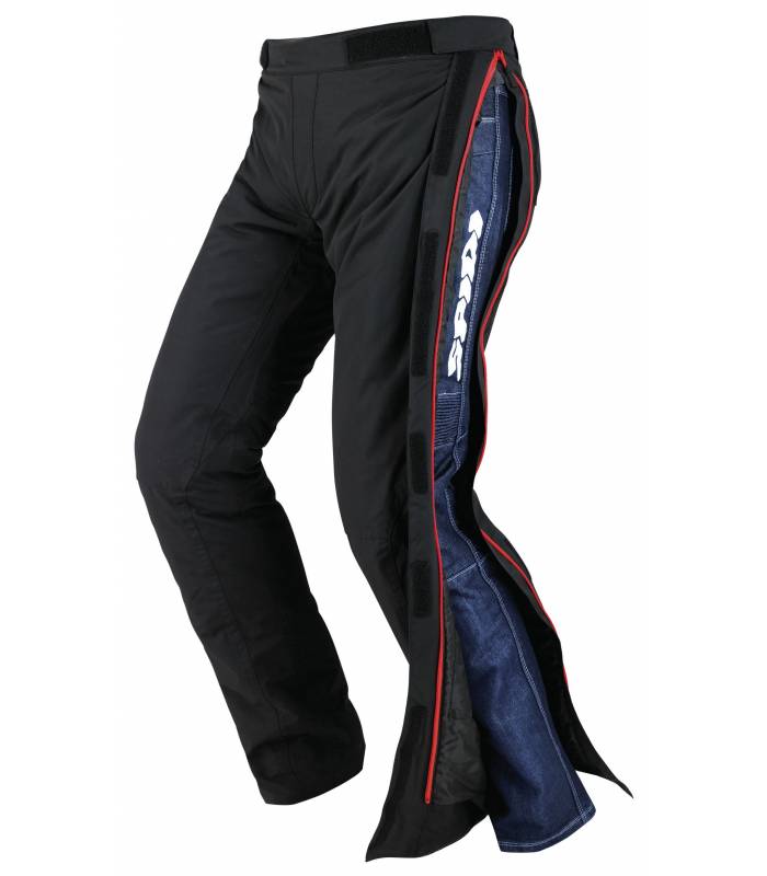 LevneMoto - Kalhoty převlekové SUPERSTORM, SPIDI - Itálie (černé)