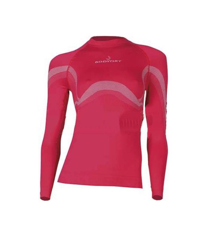 LevneMoto - Bezešvé termoprádlo X- fit dlouhý rukáv, BODY DRY, dámské (purpurová)