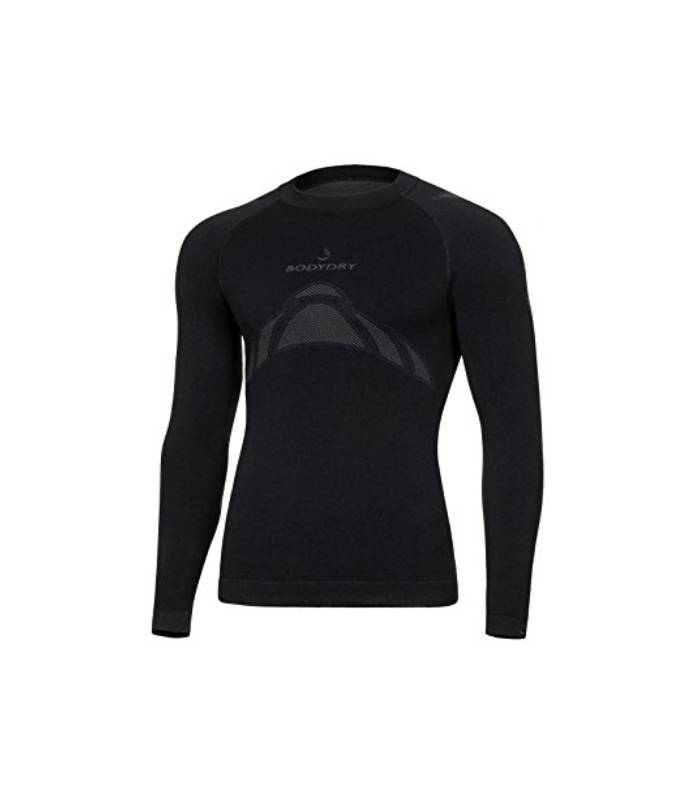 LevneMoto - Bezešvé termoprádlo Turtle dlouhý rukáv, BODY DRY, pánské (černá)