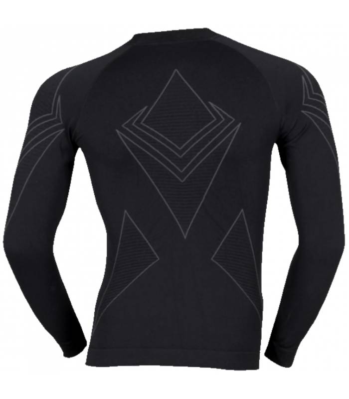LevneMoto - Bezešvé termoprádlo X-shock dlouhý rukáv, BODY DRY, pánské (černá)