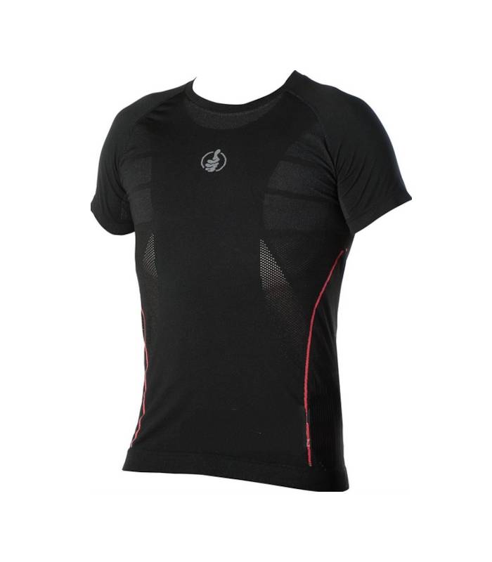 LevneMoto - Termoprádlo s krátkým rukávem Carbon Energized, MOTO ONE - Itálie, pánské (černá