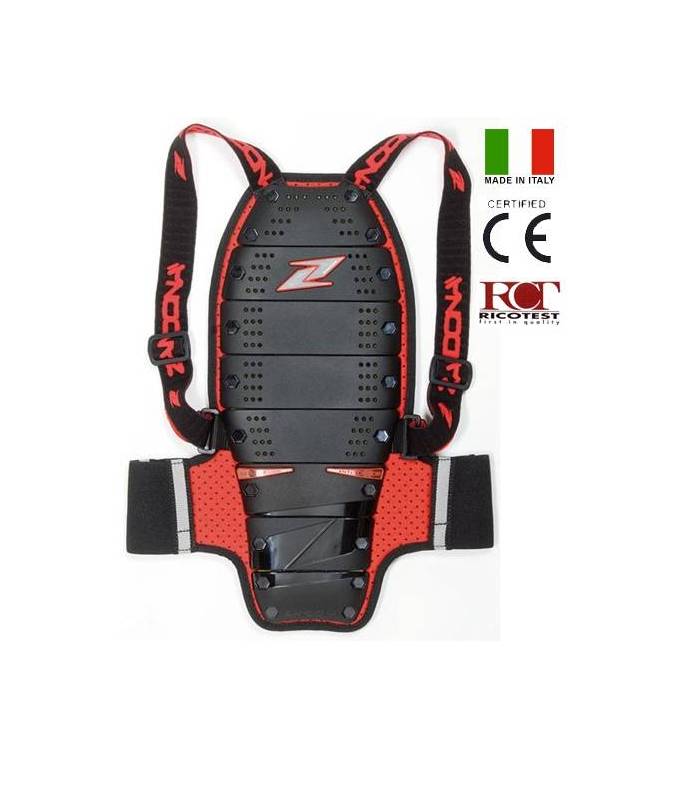LevneMoto - Dámský a dětský chránič páteře ZANDONA SPINE X6-černo červený