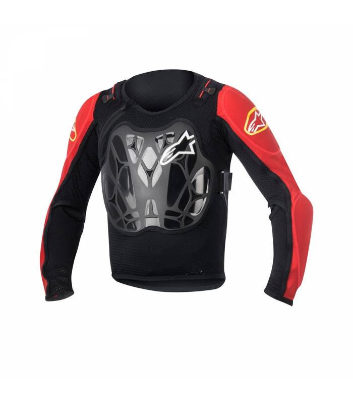 LevneMoto - Chránič těla BIONIC YOUTH, ALPINESTARS - Itálie, dětský (červená/černá, vel. UNI