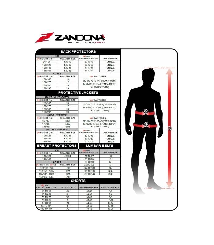 LevneMoto - Dámský a dětský chránič ZANDONA ESATECH ARMOUR PRO X9-černý