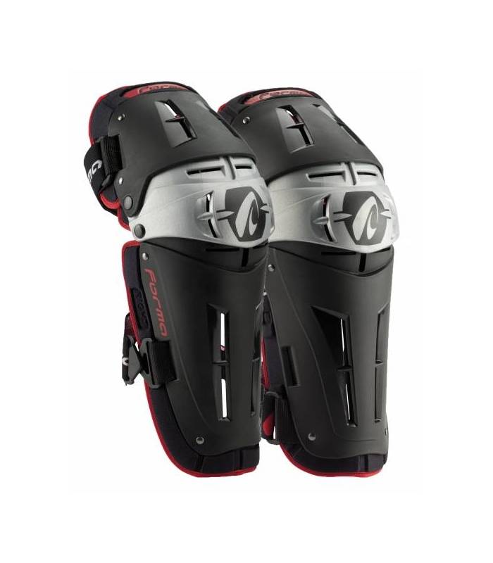 LevneMoto - Chrániče kolen FORMA TRI-FLEX - černo stříbrné