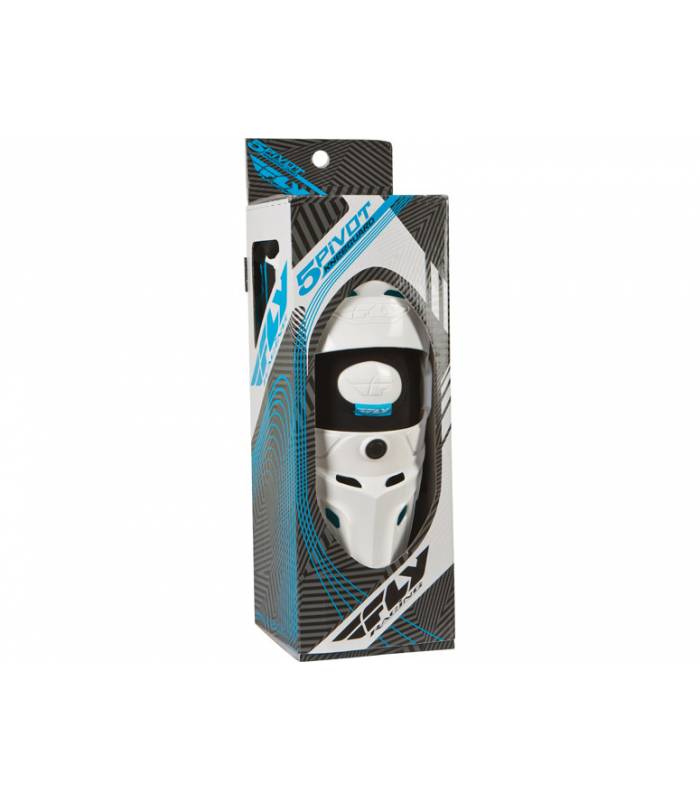 LevneMoto - Chrániče kolen 5 Pivot, FLY RACING - USA (bílé, pár)