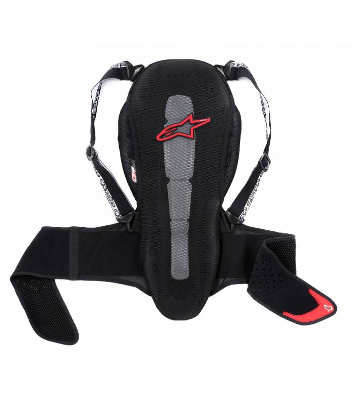 LevneMoto - Páteřový chránič Nucleon KR-2, ALPINESTARS - Itálie (černý/červený)