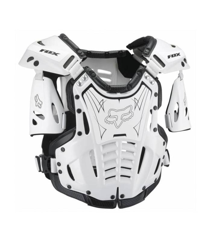 LevneMoto - Chránič těla FOX AIRFRAME (06068-058) - bílo černý