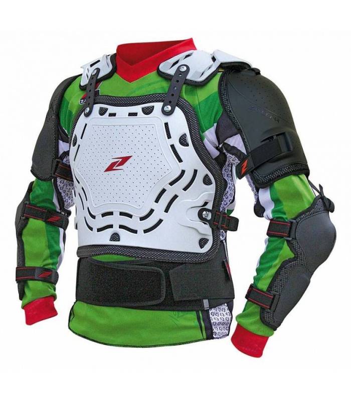 LevneMoto - Chránič těla ZANDONA SPARTAKUS 180/7 lamel - bílý