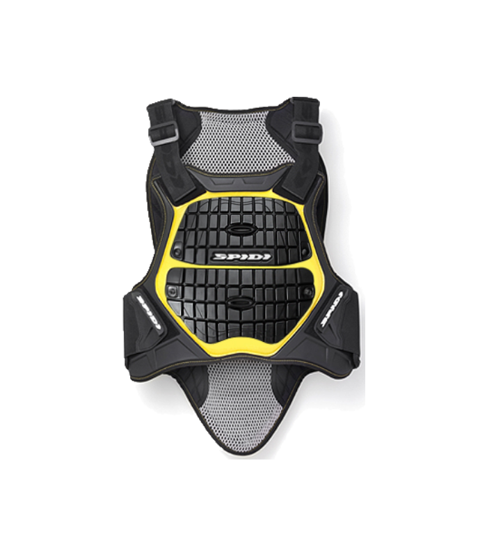 LevneMoto - Chránič těla DEFENDER BACK AND CHEST 180/195, SPIDI - Itálie (černý/žlutý, vel. 