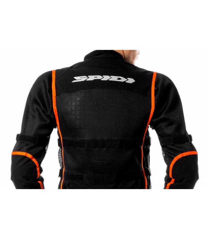 LevneMoto - Bunda MULTITECH ARMOR EVO, SPIDI - Itálie (černá/oranžová)