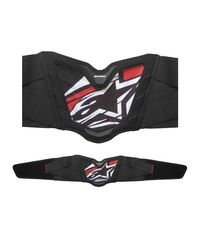 LevneMoto - Ledvinový pás MX AIR, ALPINESTARS - Itálie, (černá/červená)