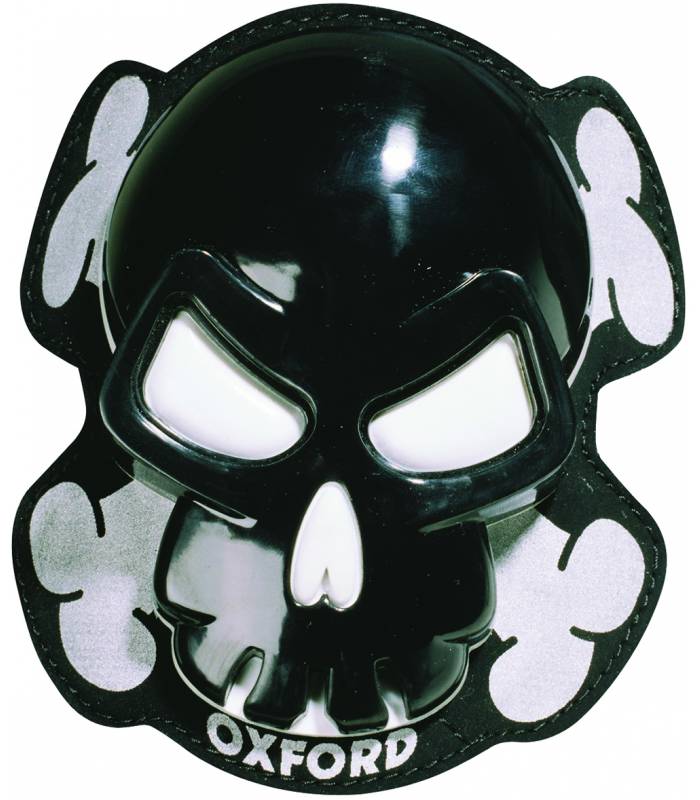 LevneMoto - Slidery Skull, OXFORD - Anglie (černé, pár)