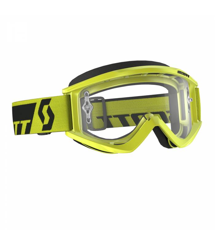 LevneMoto - Brýle RECOILXI WORKS, SCOTT - USA (zelené, čiré plexi s čepy pro slídy)