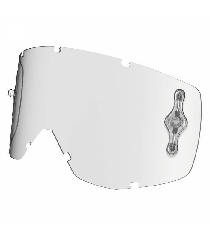 LevneMoto - Brýle HUSTLE MX D, SCOTT - USA (oranžové/tyrkysové, plexi zrcadlové modré s čepy