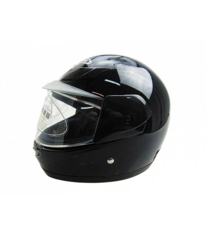 LevneMoto - Moto přilba Sunway Kids Black (47-48cm)