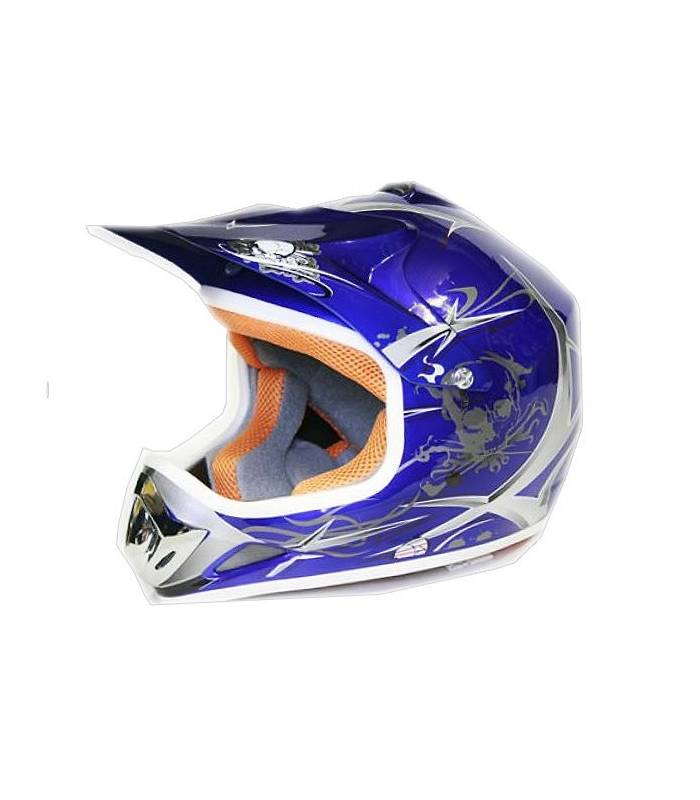 LevneMoto - Moto přilba NITRO Xtreme Enduro Junior - modrá