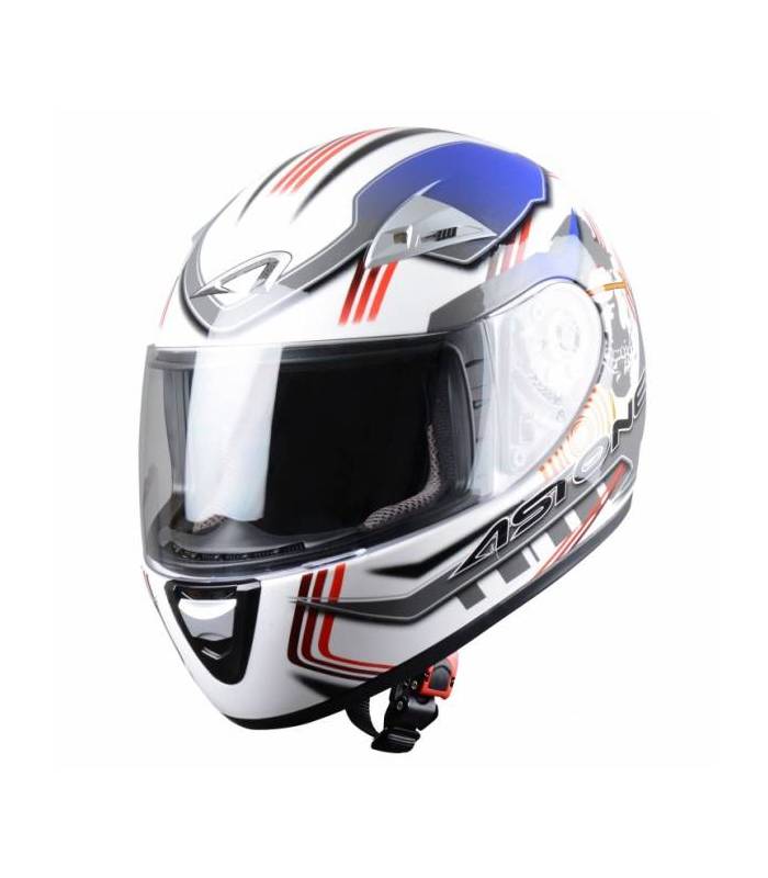 LevneMoto - Moto přilba ASTONE GTO CARIBA-bílo modrá