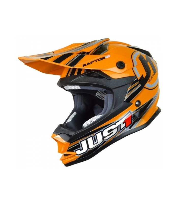 LevneMoto - Moto přilba dětská JUST1 J3 KID RAPTOR-oranžová