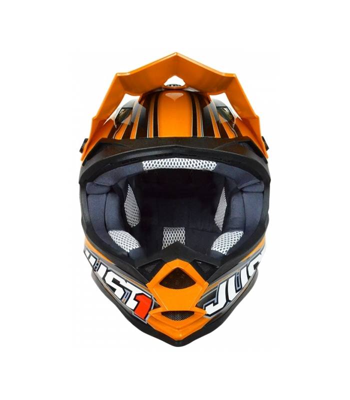 LevneMoto - Moto přilba dětská JUST1 J3 KID RAPTOR-oranžová