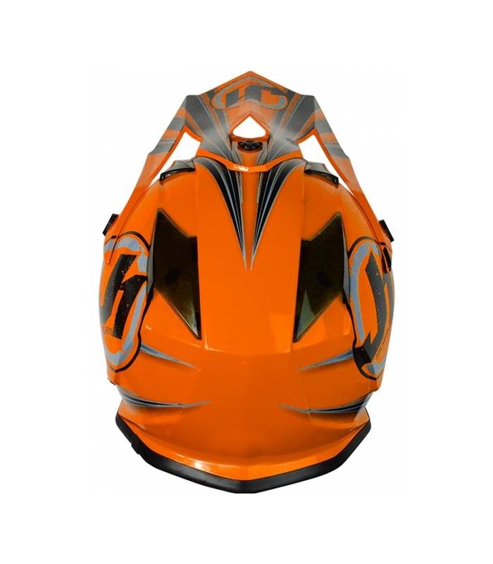LevneMoto - Moto přilba dětská JUST1 J3 KID RAPTOR-oranžová