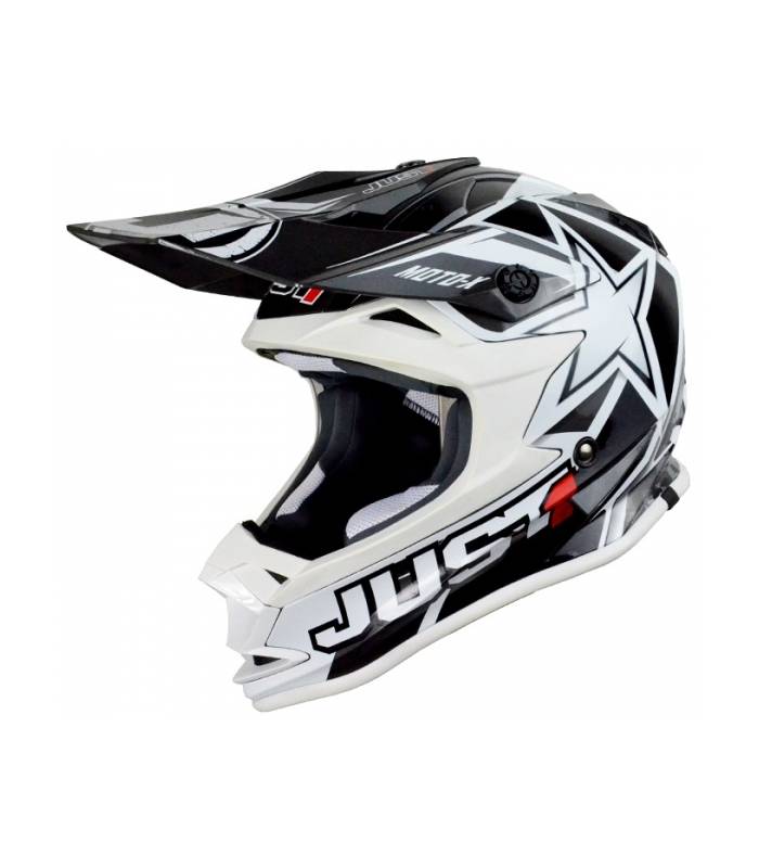 LevneMoto - Moto přilba dětská JUST1 J3 MOTO X-bílá