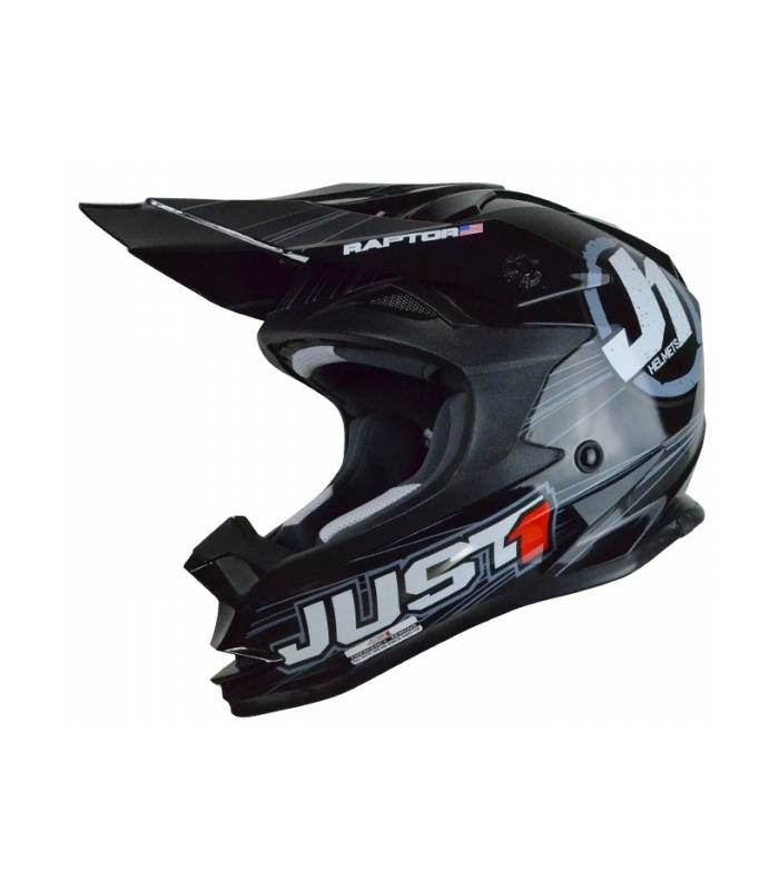 LevneMoto - Moto přilba dětská JUST1 J3 KID RAPTOR-černá