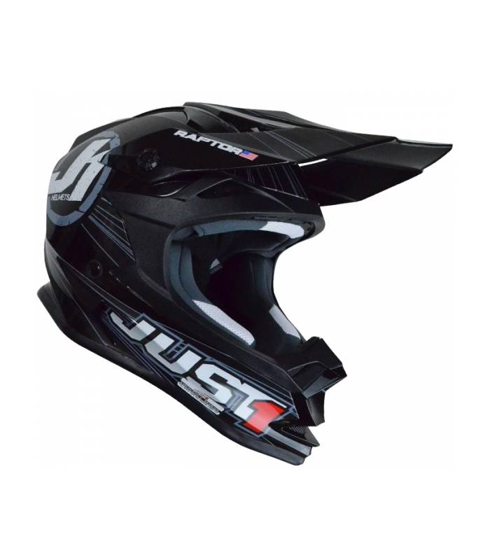 LevneMoto - Moto přilba dětská JUST1 J3 KID RAPTOR-černá