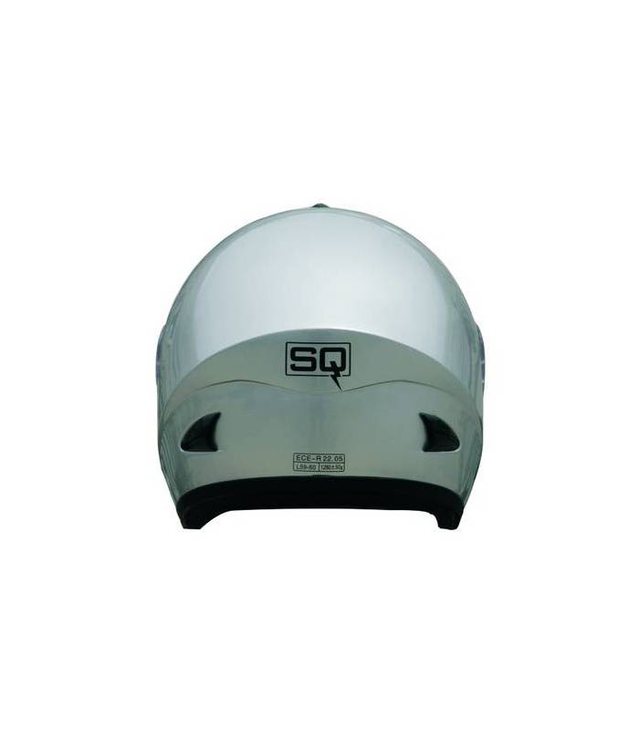 LevneMoto - Moto přilba SQ ROMA - stříbrná