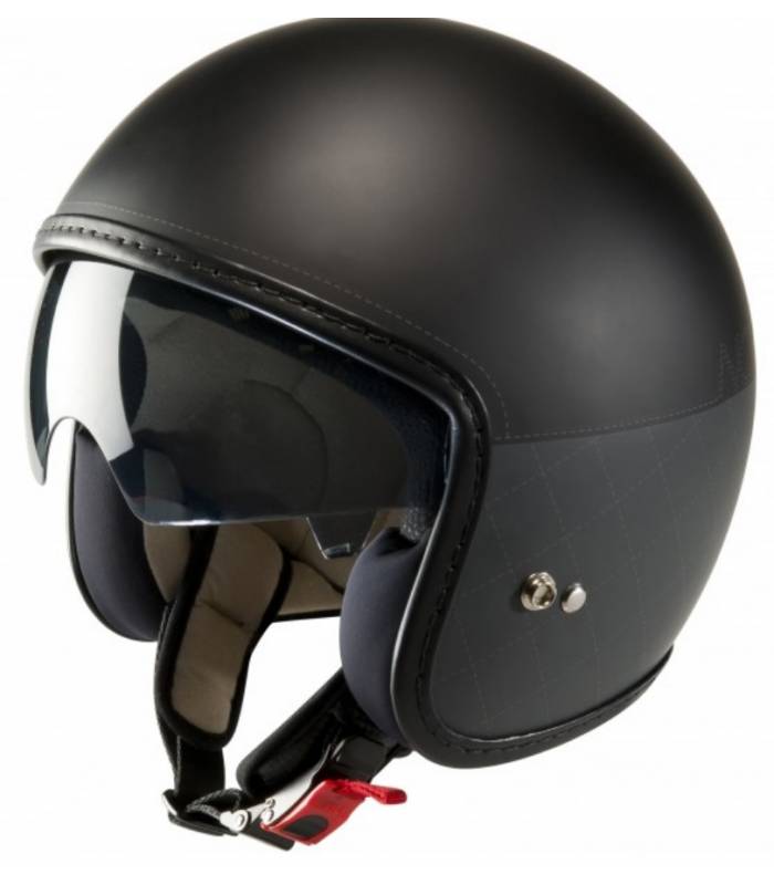 LevneMoto - Přilba N240, NOX - Francie (černá matná/šedá)