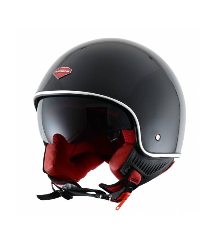 LevneMoto - Moto přilba ASTONE MINIJET S RETRO-černá