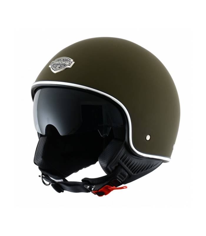 LevneMoto - Moto přilba ASTONE MINIJET S 66- army matná