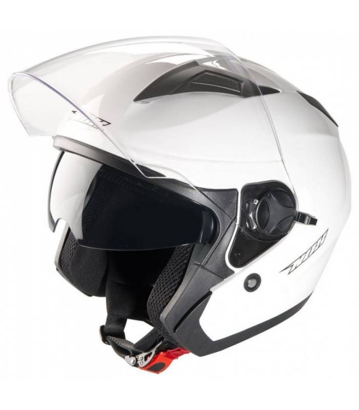LevneMoto - Přilba N124, NOX - Francie (bílá)