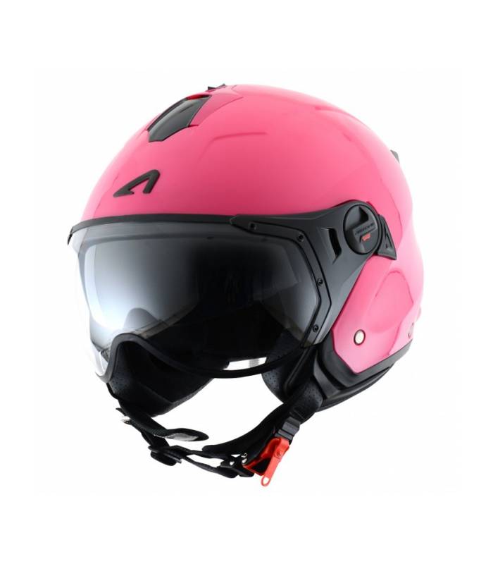 LevneMoto - Moto přilba ASTONE MINIJET S SPORT-růžová