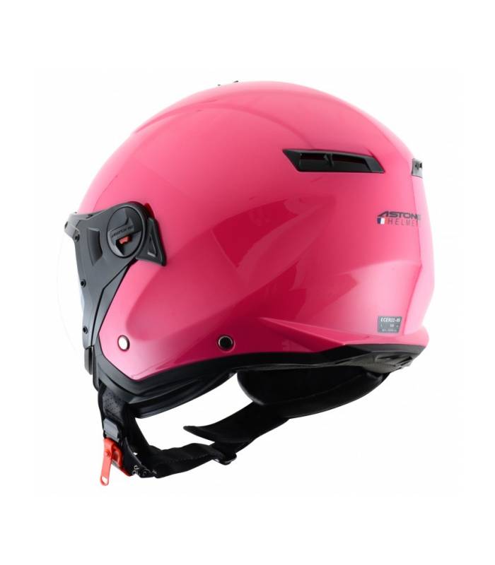 LevneMoto - Moto přilba ASTONE MINIJET S SPORT-růžová