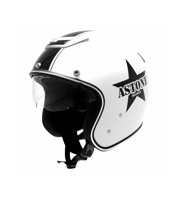 LevneMoto - Moto přilba ASTONE Sportster Star-bílá