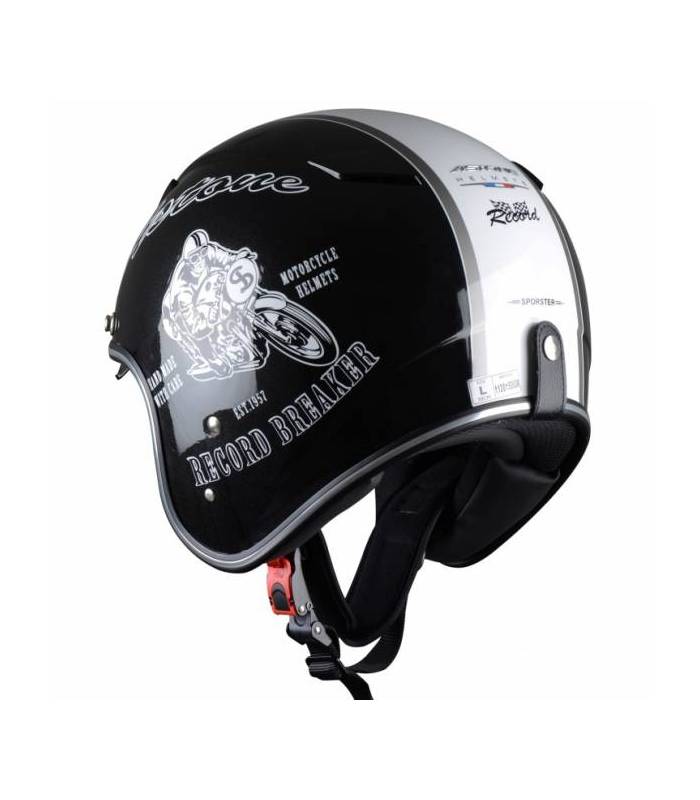LevneMoto - Moto přilba ASTONE Sportster exclusive RECORD-černá