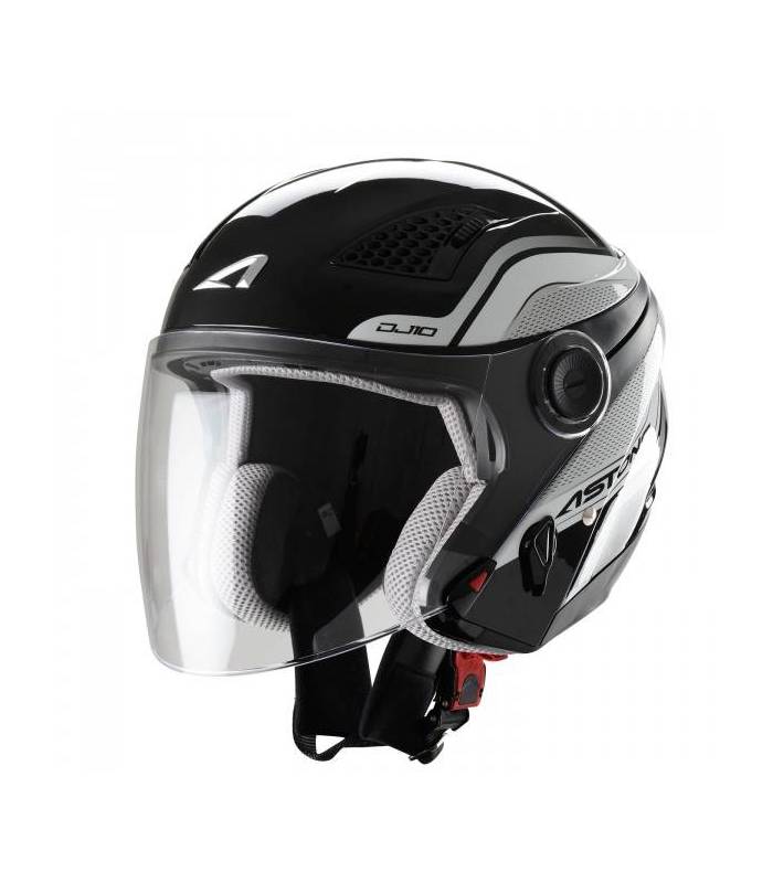 LevneMoto - Moto přilba ASTONE DJ10 exclusive Facelift - černá