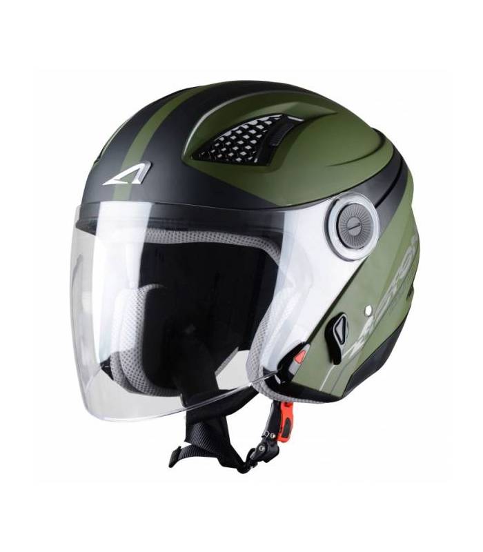 LevneMoto - Moto přilba ASTONE DJ10 exclusive BALISTIC-khaki černá
