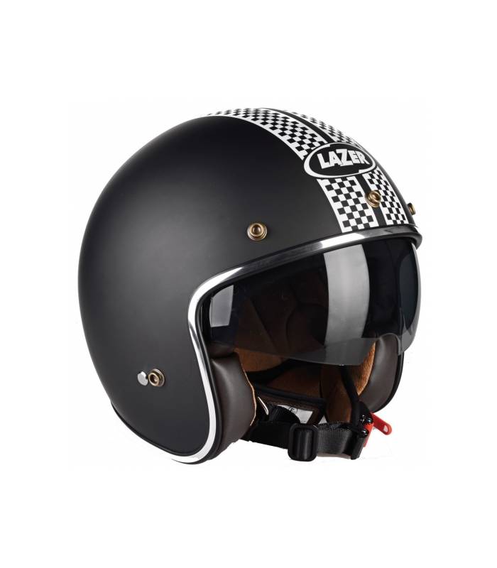 LevneMoto - Přilba Mambo Evo Le Mans, LAZER - Belgie (černá/grafika)