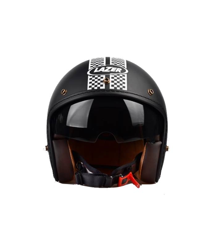 LevneMoto - Přilba Mambo Evo Le Mans, LAZER - Belgie (černá/grafika)