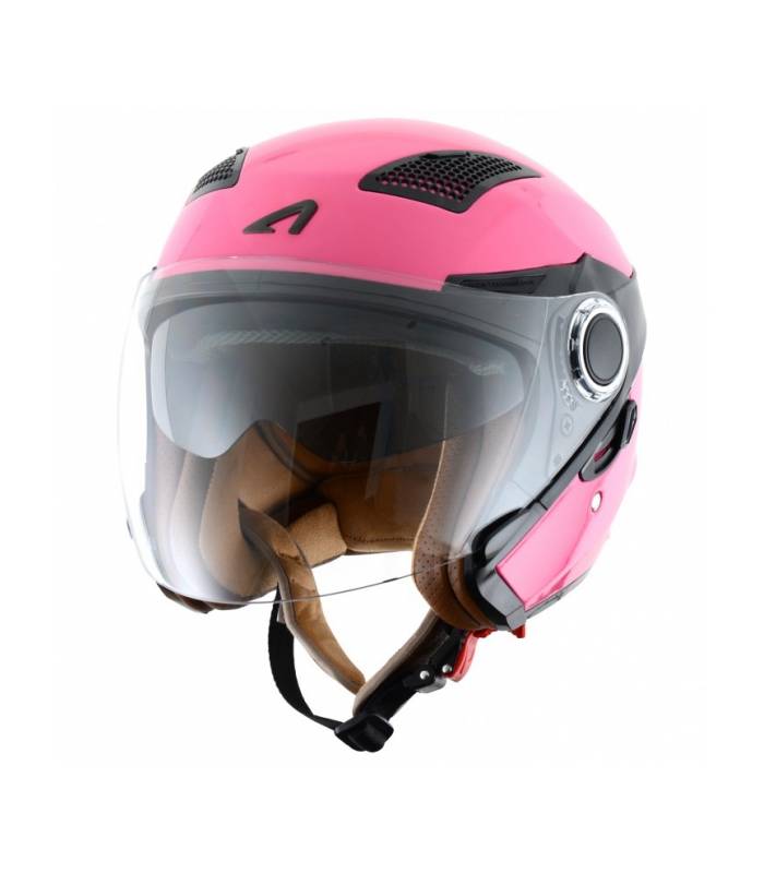 LevneMoto - Moto přilba ASTONE FJ10 LIPSTICK -růžová