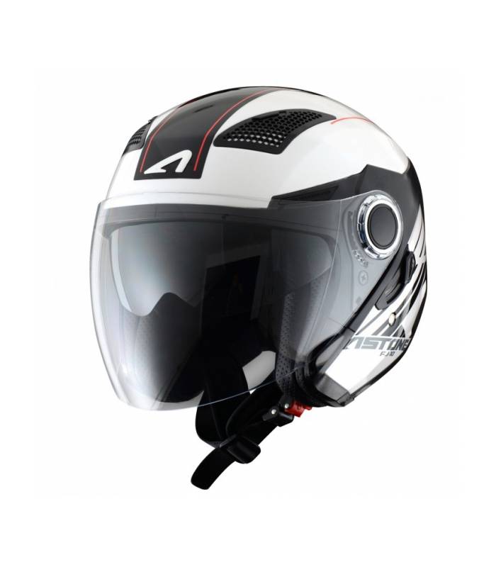 LevneMoto - Moto přilba ASTONE FJ10 ESPADA-bílo černá