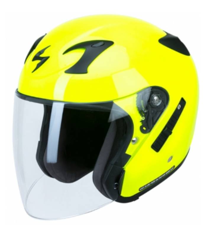 LevneMoto - Moto přilba SCORPION EXO-220-neonově žlutá
