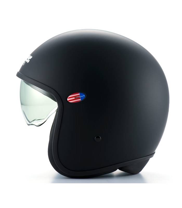 LevneMoto - Přilba PILOT 1.1 MONOCHROME, BLAUER - USA (černá matná)