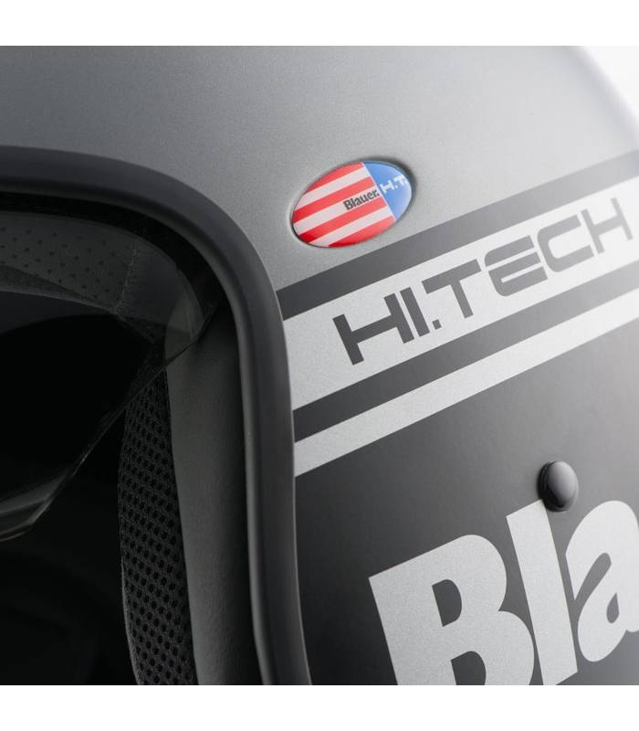 LevneMoto - Přilba PILOT 1.1 H.T., BLAUER - USA (černá matná/šedá)